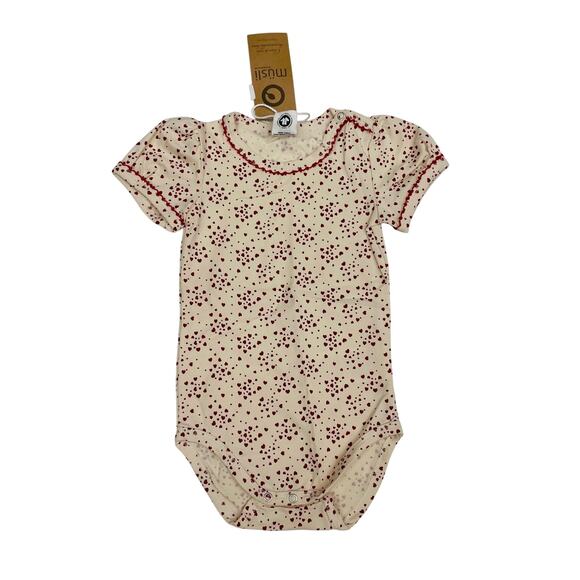 NWT Musli 9-12M Organic Love Bodysuit - Picture 1 of 6